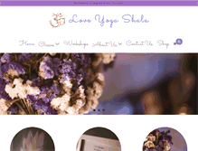 Tablet Screenshot of loveyogashala.com